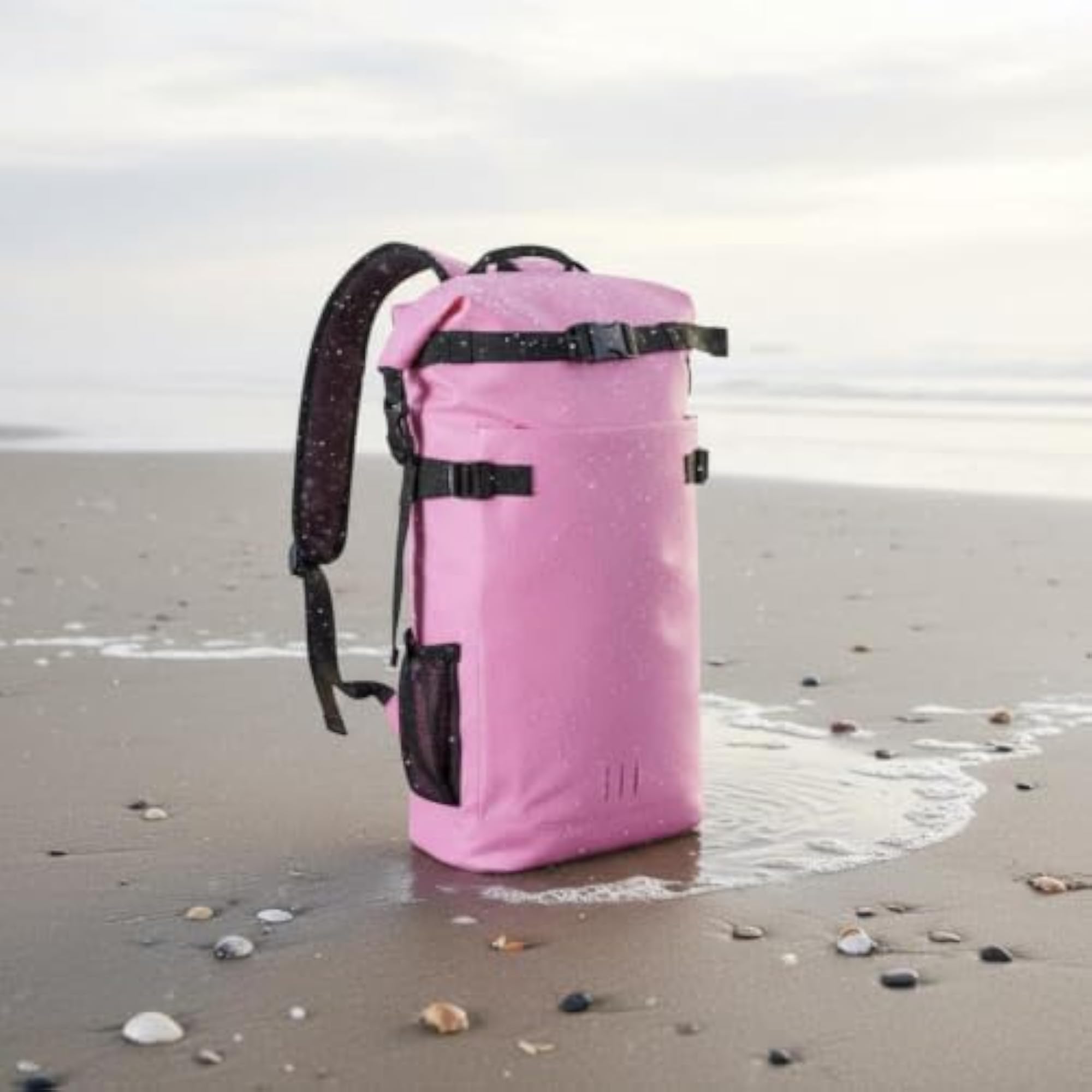 Lightweight Fold-Over Waterproof Backpack for Outdoor Use