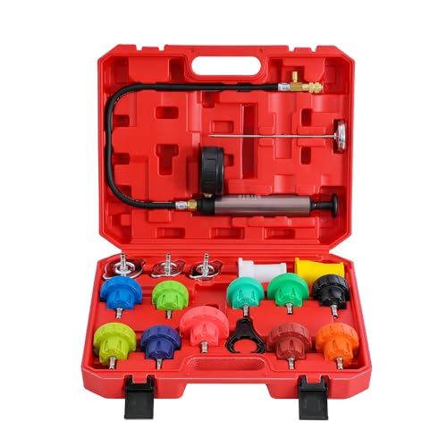 Kit de prueba de presión con manómetro KATSU para camiones y coches