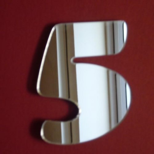 Super Cool Creations Number Five Mirror 15cm — image 1