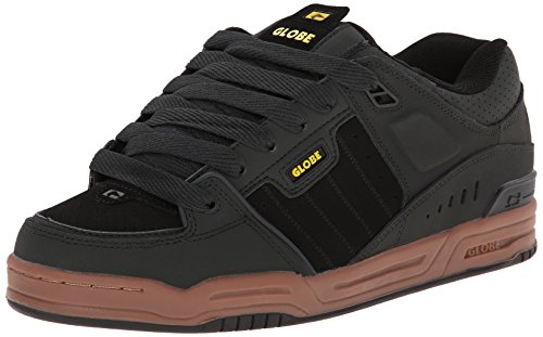 Image of Globe Mens Fusion Skate Shoes, Night /Black /Yellow, 14 M US