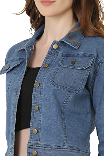Image of Women's Denim Blue Jacket