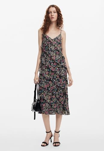 Desigual Women's Midi Dress with Ruffles3