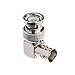 Cable Central LLC (5 Pack) BNC Right Angle Adapter, BNC Male to BNC Female Elbow