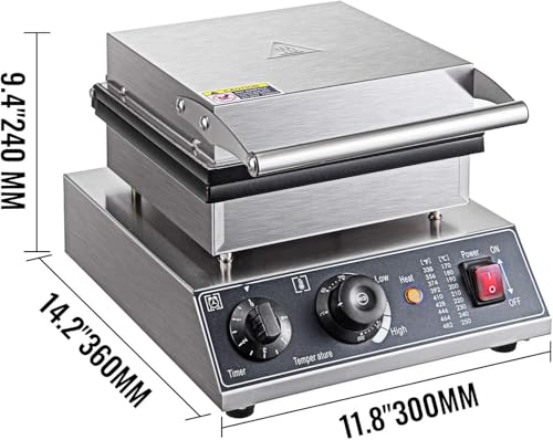 Blend Art Mini Pancake Maker | 1.7-Inch Diameter Poffertjes Machine | 25 PCs Dutch Pancakes Maker | 850W Electric Stainless Steel Pancake Maker | Adjustable Temp 50-300℃ | Heavy-Duty Construction