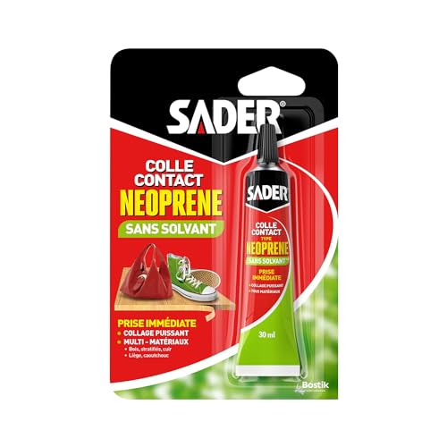 Sader Colle Contact Type Néoprène – Sans Solvant et Sans Odeur – ...
