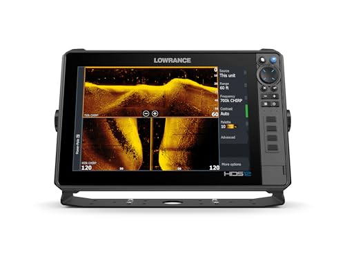 Lowrance Hds-12 Pro Display Solarmax Hd Ips Da 12", Chartplotter Fishfinder Dual 1 Kw Sonar Chirp(Senza Trasduttore)