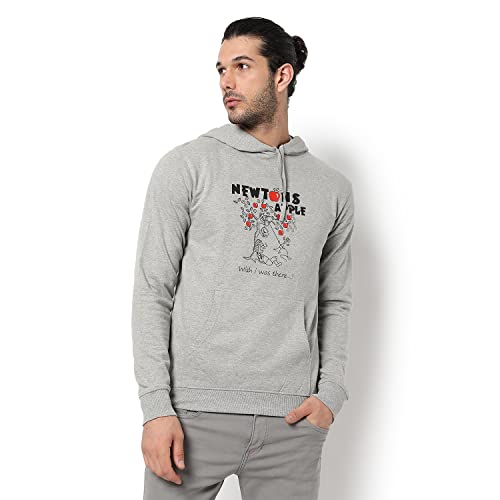 Image of CAHOOT Men's Printed Sweatshirt Regular Fit for Casual Wear | Full Sleeve | Cotton | Stylish Sweatshirt Crafted with Comfort Fit and High Performance for Everyday We