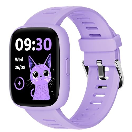 BIGGERFIVE-Smart-Watch-for-Kids-18-Fitness-Tracker-Watch-Pedometer-Heart-Rate-IP68-Waterproof-Sleep-Monitor-Calorie-Step-Counter-5-Puzzle-Games-withWithout-APP-for-Girls-Teens-5-16