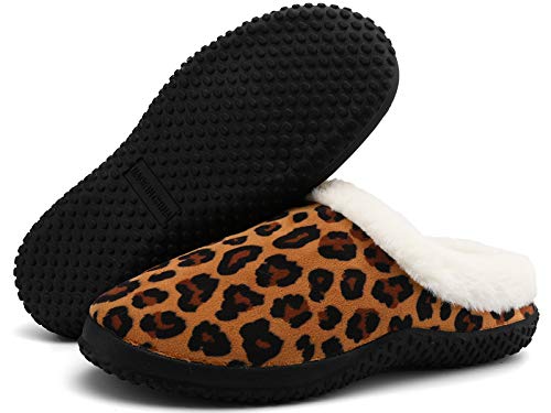 Hsyooes Pantofole Inverno Donna Ciabatte da Uomo