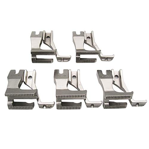 Set 5 Pies de Máquina de Coser Piping Compatible JUKI