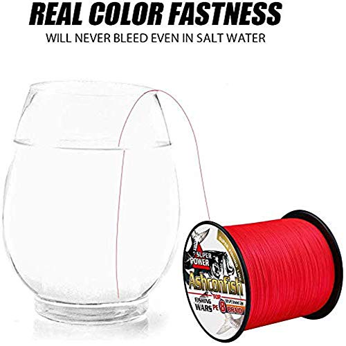 Ashconfish Angelschnur, extrem starker Seefischdraht, abriebfest, geflochtene Angelschnur, 100 m – 2000 m, 2,7 kg, 3,6… – Bild 3