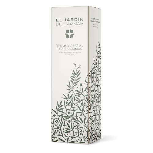 El Jardín de Hammam Hydro-Botanische Körpercreme – EVOE und Millennium Olivenöl, hydrolysiert aus Oliven, Hyaluronsäure und Sheabutter, 250 ml