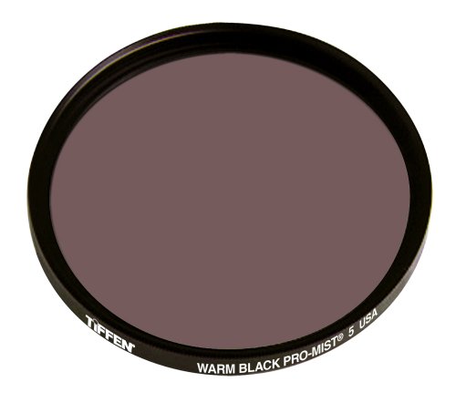 Filtro fotográfico Tiffen 77mm Warm Black Pro-Mist 5 para reducción de contraste en cámaras digitales