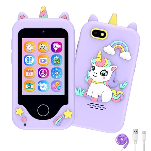 Kids Smart Phone for Girls, Christmas Birthday Gifts for Girls Age 3-10 Kids Toys Cell Phone, 2.8