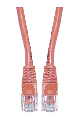 Offex Cat5e Orange Ethernet Patch Cable, Snagless/Molded Boot, 4' (OF-10X6-03104)