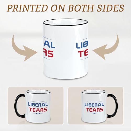 Taza de café Liberal Tears cerámica 11 oz miniatura 6