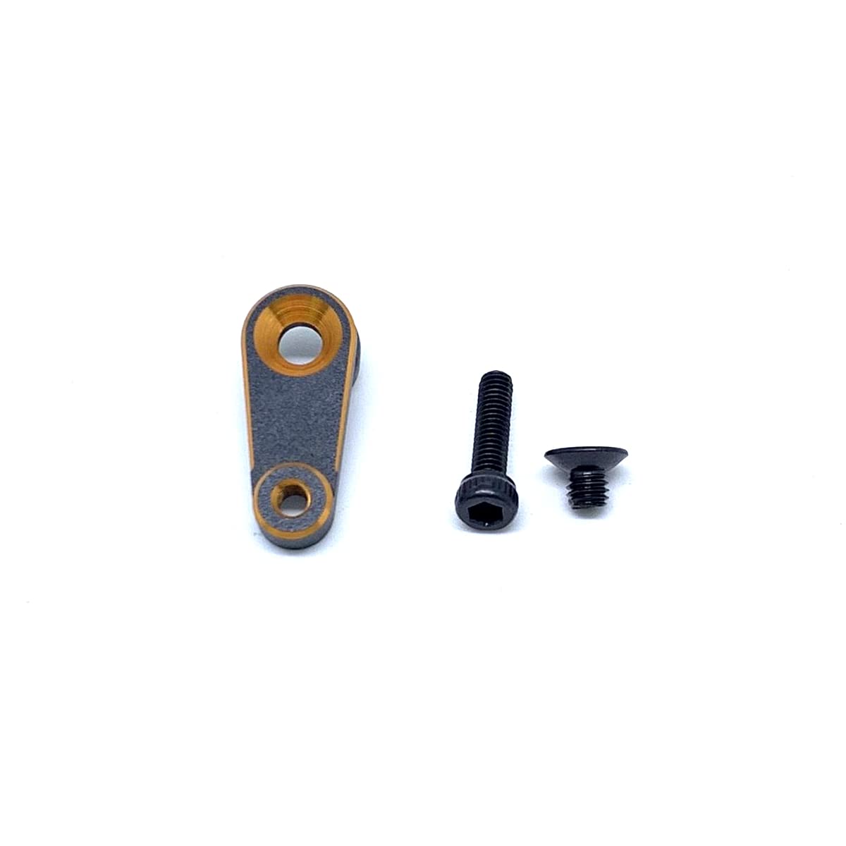 KingVal 25T Aluminum Servo Arm For Traxxas TRX4M 1/18 RC Crawler - Replacement Servo Horn (Black-Red) 4 thumbnail image