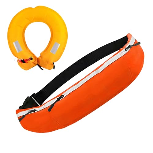 Chaleco Salvavidas | Cinturón Salvavidas Inflable,Dispositivo De Flotación Ajustable, Accesorio para Kayak Y Deportes Acuáticos, Rescate Marino Y Snorkel