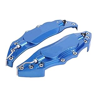Qiilu YK-QC12992 Bremssattelabdeckungen Blau