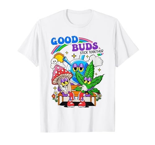 Good Buds Stick Together Rainbow Weed Meme...