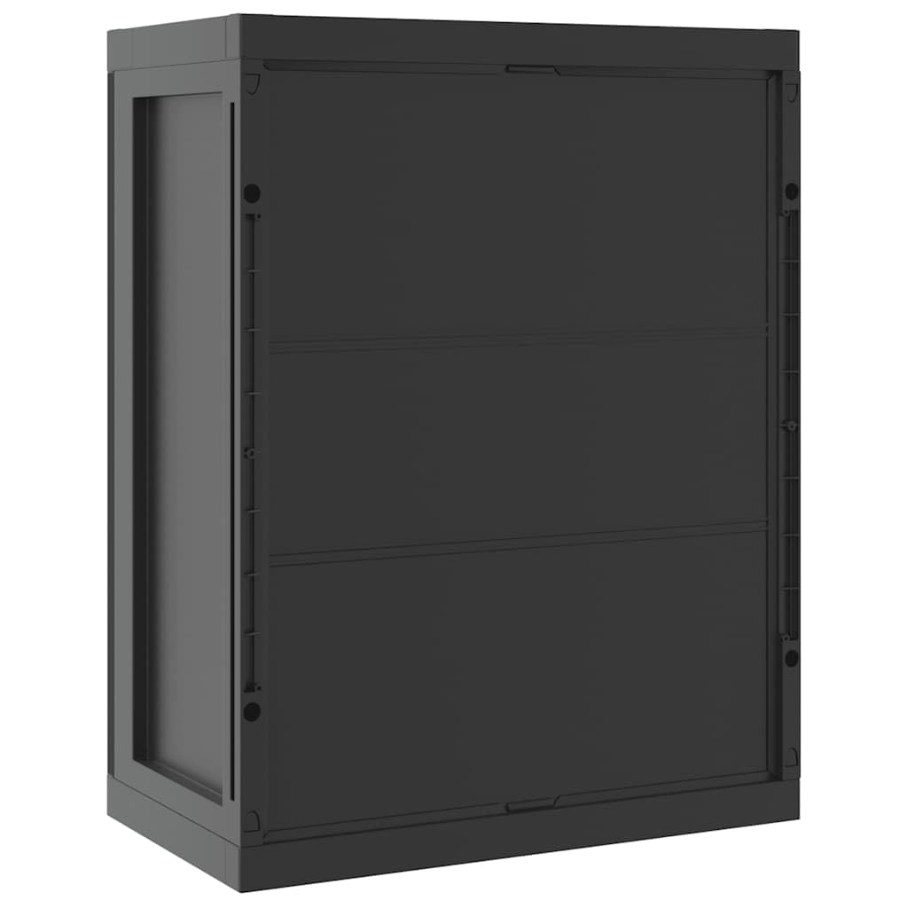 Gartenschrank Schwarz 65x37x85 cm PP,7.32kg,364204
