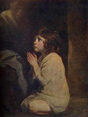 Tableaux Toile l'Enfant Samuel Joshua Reynolds Habiller un Grand Mur Vide