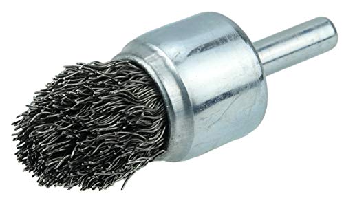 Image of Weiler 10307 Controlled Flare Crimped Wire End Brush 3 /4 inch, .020 inch Steel Fill, Made in The USA (Pack of 10)