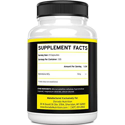 Dorado Nutrition Muira Puama Root Extract 1000Mg For Men And Women & Yohimbine Hcl 5Mg For Men And Women #TOP4
