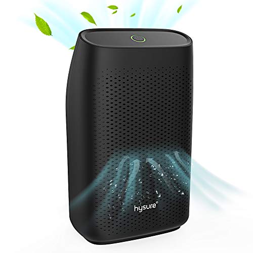 Hysure 除湿機 除湿器 小型 700ml 【PSE認証済み】省エネ 強力除湿 梅雨対策 結露防止 カビ防止 部屋干し 静音作業 自動停止機能搭載 寝室/押入れ/トイレ/クローゼット T8 ブラック…のサムネイル