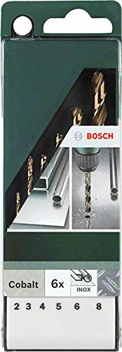 Forets à métaux Bosch HSS-Co robustes et rectifiés de précision DIN 338
