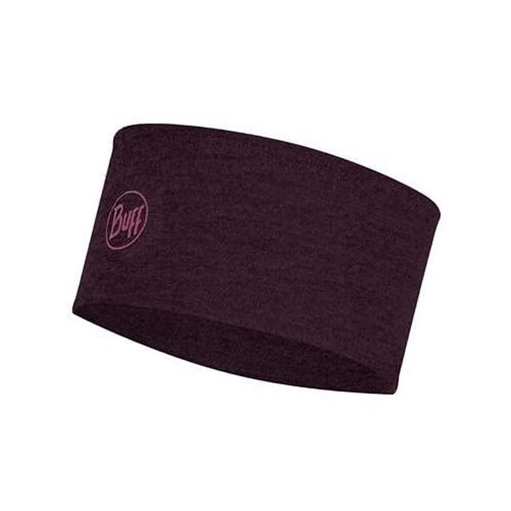 BuffBuff Unisex Solid Deep Purple Merino Multifunktionstuch Midweight (1er Pack)