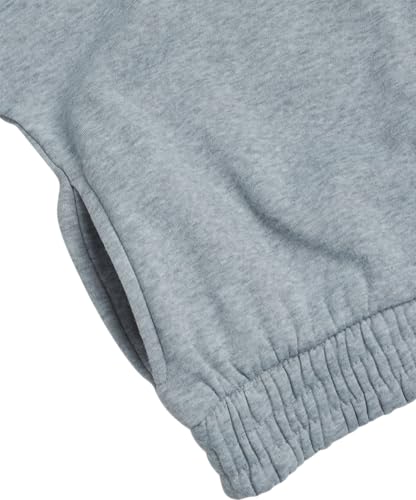 RBX Girls Sweat Set - 2 Piece 1/4 Zip Mock Neck Fleece Pullover Sweatshirt and Matching Cargo Jogger Sweatpants (7-12)3