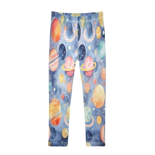 Toddler Girls Leggings Printed Yoga Pants Leggings Cloud Layer Starry Sky for Kids