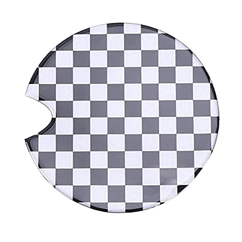 Checkered Gas Cap Tank Cover Decorative 3D Epoxy Sticker Cover Decal For Mini Cooper One R55 R56 R60 F55 F56 Hatchback Clubman Car Accessories