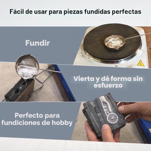 Miniatura 4 de Prince August Hobby Pa2042 - Cucharón De Metal Con Mango De Madera