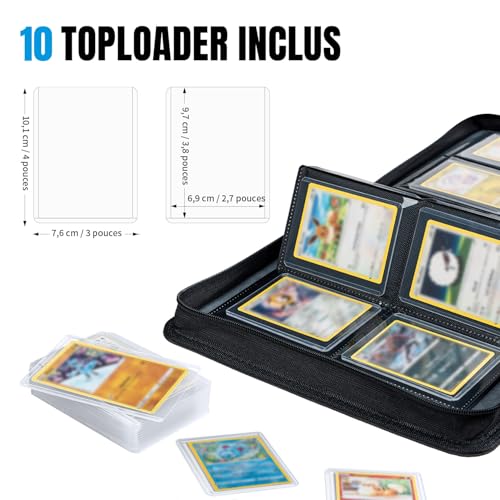 Toploader Album anti-rayures avec 4 compartiments TCG - 4