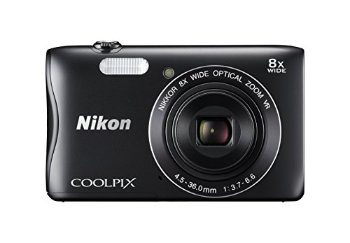 Nikon Coolpix S3700 Appareil photo numérique compact 20,1 Mpix Écran LCD 2,7' Zoom optique 8X Noir