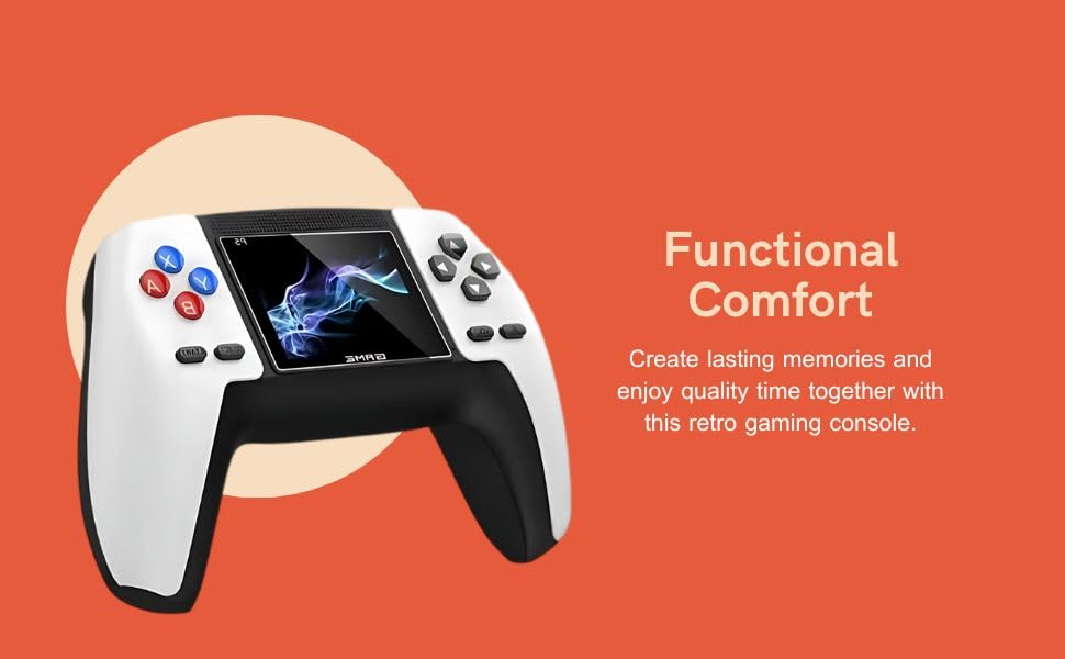 Image of Get Handy PowerNri P5 Retro Portable Game Console 2026 Edition - 520-in-1 Classic Games | Rechargeable Mini Handheld Player with TV Connectivity | Ideal Gift for Boys, Girls & Gamers