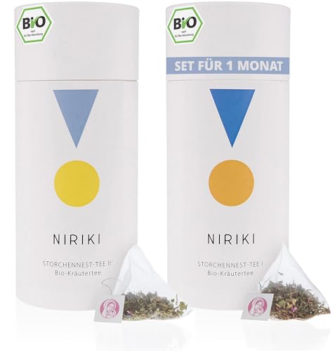 Bio Storchennest Tee Set 1 & 2 – bewährte Zykluskräuter – traditionelle Rezeptur mit...