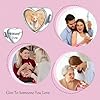 Annmors Love Heart Personnalisé Photo Charme 925 Sterling Silver Fit Bracelet Et Collier Personnalisé Image Femme Coeur Perles Bijoux (I Woof You) #5