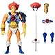 Masters of The Universe Origins & Thundercats Actionfigur Leo, bewegliches 1980er Crossover-Spielzeug, ca. 14 cm groß, abnehmbare Rüstung, Zubehör und Mini-Comic, JFW93