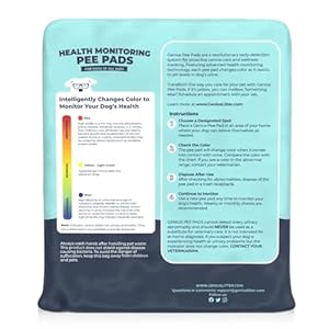 Advanced Health Monitoring Pee Pads for Dogs  Colorchanging Leakproof and Odorcontrol | As Seen on Shark Tank | Genius  Cucciolini Doodles Advanced health monitoring pee pads for dogs  color changing leak proof and odor control | as seen on shark tank | genius   cucciolini doodles