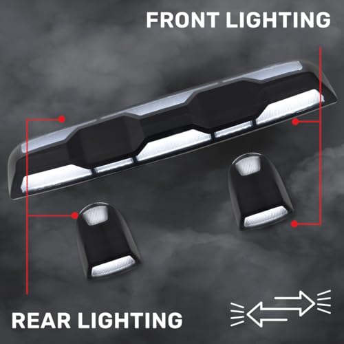 Lámparas LED RECON 3 piezas para techo cabina Sierra Silverado 20-25 miniatura 3