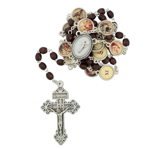 Image of Religious Chaplet Kit | Includes Prayer Card, Chaplet Beads, and Instructions | Catholic Prayer Devotionals | Great Gift for First Holy Communion and Confirmation
