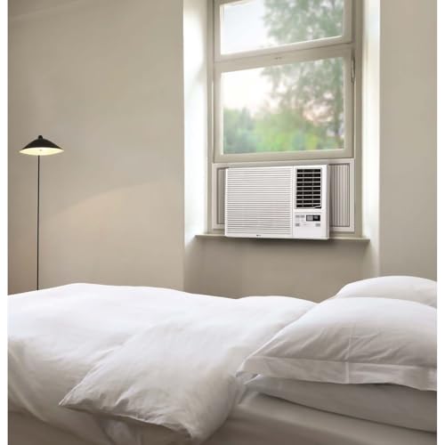 Image of LG 23,000 BTU Window Air Conditioner with Supplemental Heat, Cools 1,440 Sq.Ft. (36' x 40' Room Size), Electronic Controls with Remote, 2 Cooling, Heating & Fan Speeds, Slide In-Out Chassis, 230 /208V
