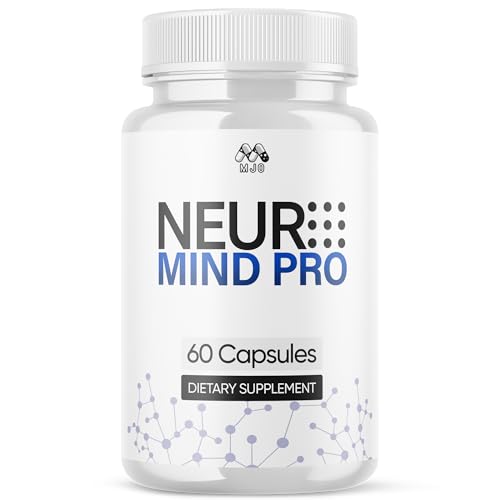 Neuro Mind Pro Capsules Official NeuroMind Pro Brain Health Supplement Pills with All Natural Ingredients Optimal Brain Health & Wellness Support with Premium Vitamins for Women & Men (60 Capsules)