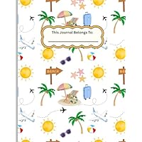 Kids Story Journal Travel Edition – Draw and Write Notebook for Summer Trips, Vacation, Road Trips, and Family Adventures