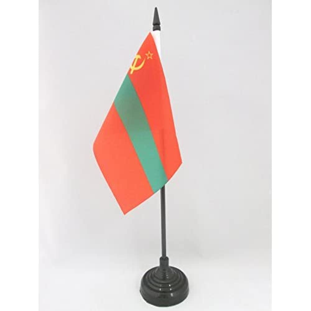 Drapeau Australie De Table 15x10 Cm - Hampe 25 Cm Avec Socle - Décoration Bureau