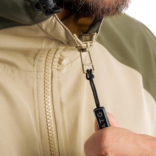 ATG Men's Water Repellent Colorblock Raglan Half Zip Packable Windbreaker Jacket3