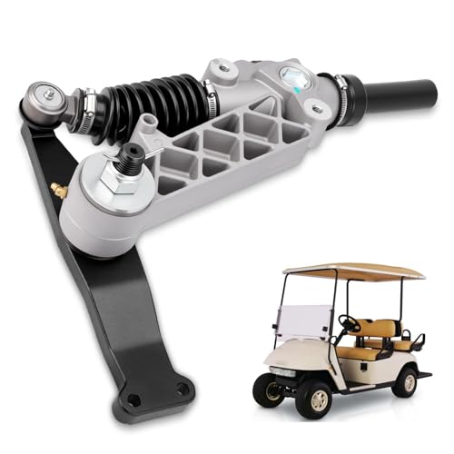 Steering Gear Box Assembly & Steering Rack for Golf Cart Compatible with 1994.6-2001 EZGO TXT/Medalist Series 1996-up ST350 Workhorse Gas & Electric Golf Carts Replaces #70314G01 70314G02 70723G02